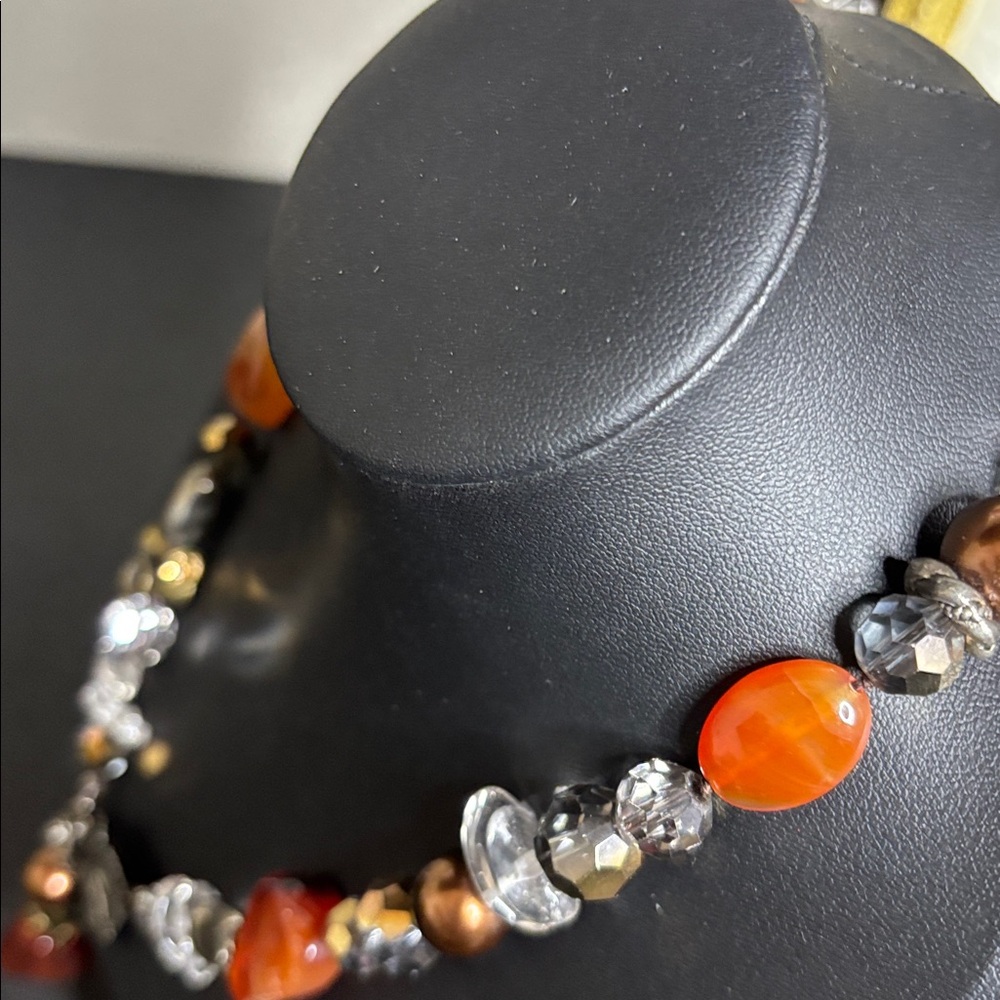 Gemstone Beaded Handcrafted Boho Southwestern Nec… - image 4